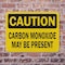 Signmission Carbon Monoxide May Be Present OSHA Caution Sign, Plastic, 10in W x 7in L, 2PK OS-2PACK-CS-P-710-L-19122 - alternate 4